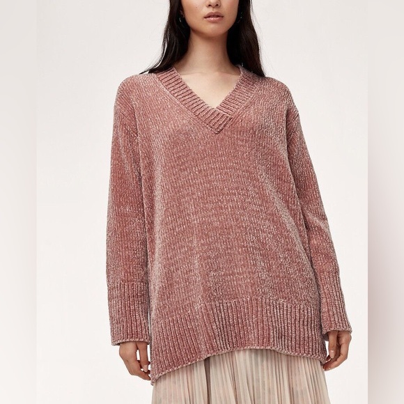 Wilfred Violetta Pink Chenille Sweater - Picture 2 of 12